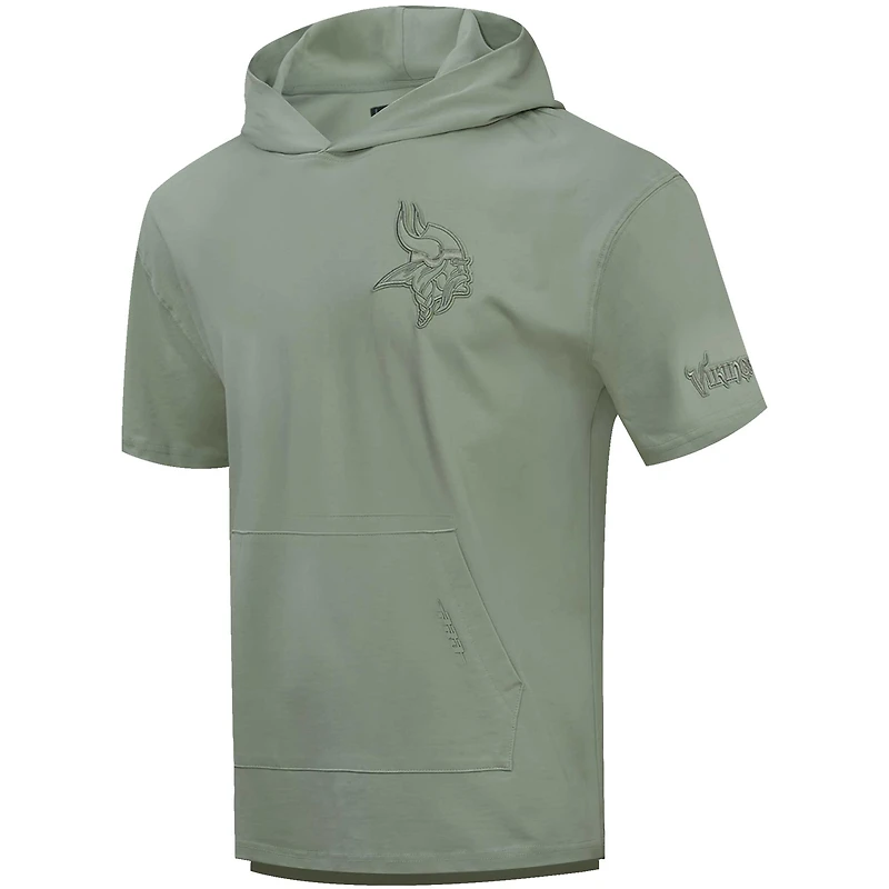 Chandail à capuchon manches courtes neutres Pro Standard Minnesota Vikings pour hommes, vert clair