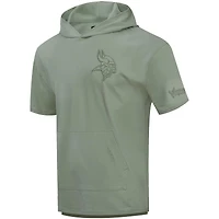 Chandail à capuchon manches courtes neutres Pro Standard Minnesota Vikings pour hommes, vert clair