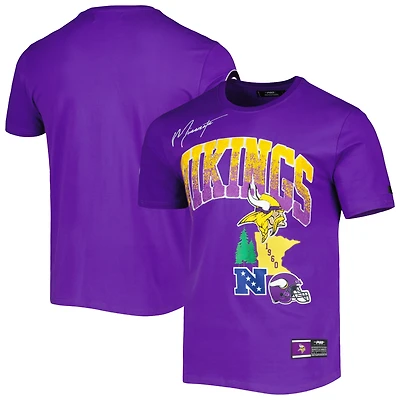 T-shirt violet Pro Standard pour hommes, collection Hometown des Vikings du Minnesota