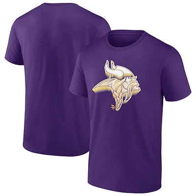 Men's  Purple Minnesota Vikings Chrome Dimension T-Shirt