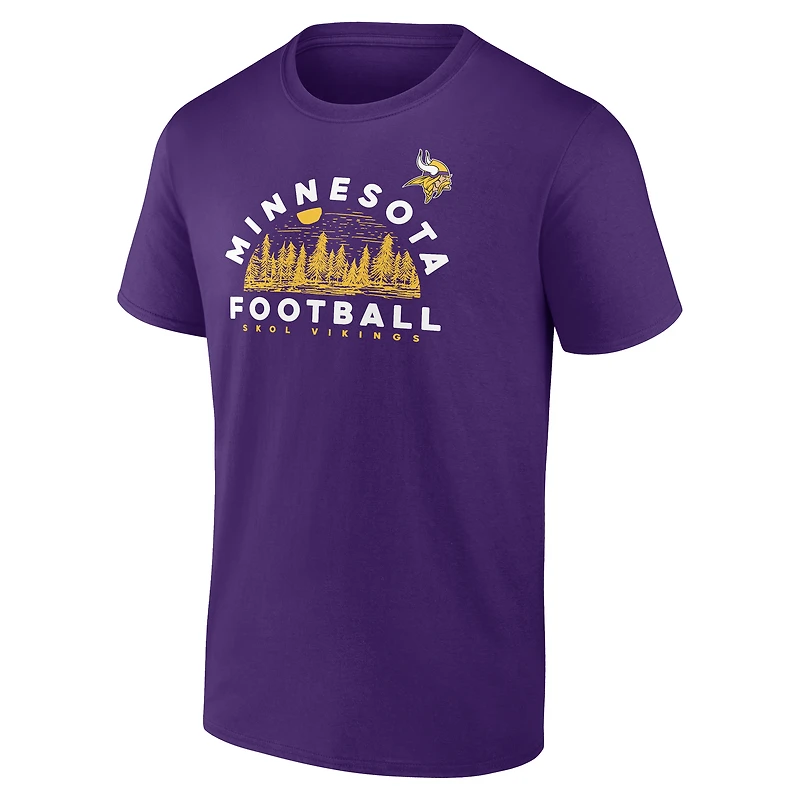 Men's Purple Minnesota Vikings Route Runner T-Shirt