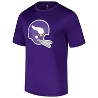 T-shirt rétro violet Minnesota Vikings Stadium pour hommes