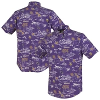 Men's Reyn Spooner Purple Minnesota Vikings Kekai Performance Button-Down Shirt