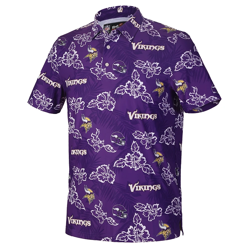 Men's Reyn Spooner Purple Minnesota Vikings Pua Performance Game Day Polo