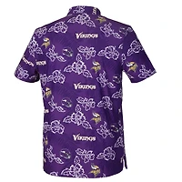 Polo Performance Reyn Spooner violet pour homme des Minnesota Vikings