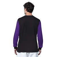 Men's Starter Black Minnesota Vikings Thursday Night Gridiron Long Sleeve T-Shirt
