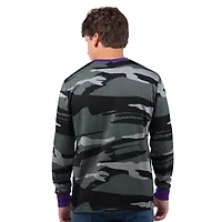 Men's Starter Gray Minnesota Vikings Thursday Night Gridiron Long Sleeve T-Shirt