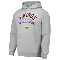 Sweat à capuche gris chiné Starter pour homme des Minnesota Vikings