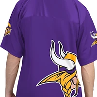 Pack de t-shirts à manches courtes et longues Starter pour homme, violet blanc, Minnesota Vikings