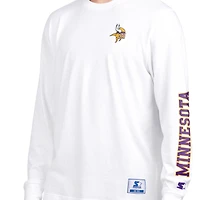 Men's Starter Purple/White Minnesota Vikings Short Sleeve & Long T-Shirt Combo Pack