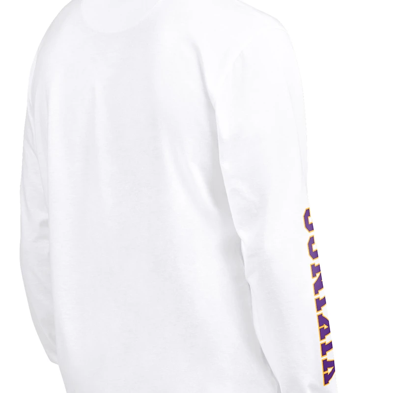 Pack de t-shirts à manches courtes et longues Starter pour homme, violet blanc, Minnesota Vikings