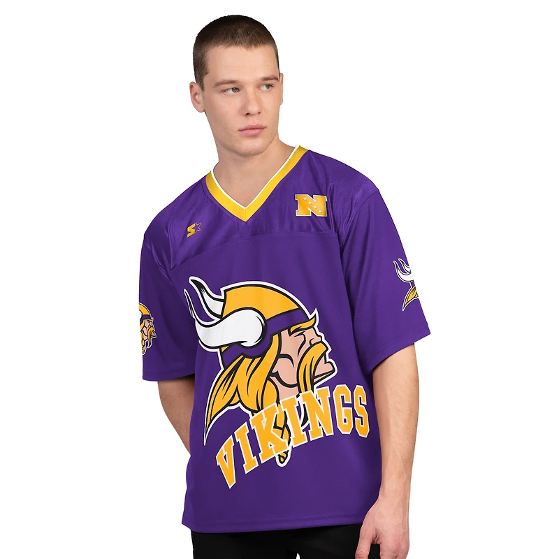 Men's Starter Purple/White Minnesota Vikings Short Sleeve & Long T-Shirt Combo Pack