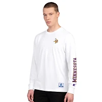 Men's Starter Purple/White Minnesota Vikings Short Sleeve & Long T-Shirt Combo Pack