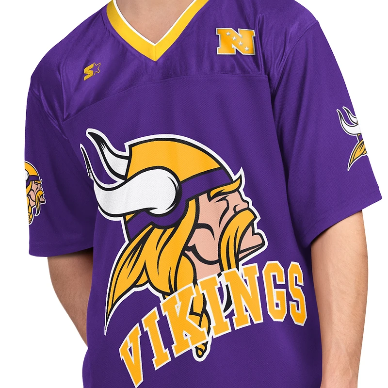 Men's Starter Purple/White Minnesota Vikings Short Sleeve & Long T-Shirt Combo Pack