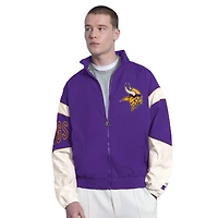Veste à capuche zippée Starter violette Minnesota Vikings The Gust pour homme