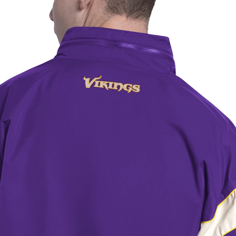 Men's Starter Purple Minnesota Vikings The Gust Full-Zip Hooded Jacket