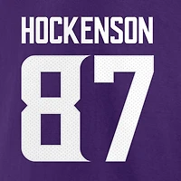 Men's T.J. Hockenson Purple Minnesota Vikings Player Icon T-Shirt