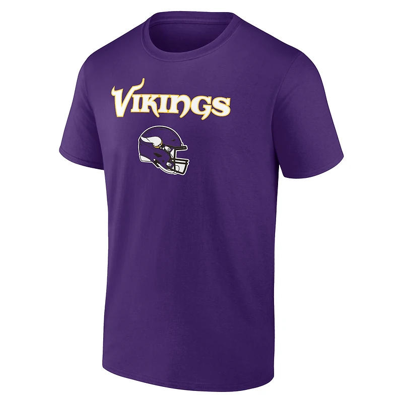 T-shirt violet pour homme T.J. Hockenson avec nom et numéro de l'équipe des Vikings du Minnesota