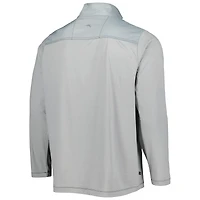 Veste à demi-fermeture éclair Tommy Bahama Minnesota Vikings On Deck IslandZone pour homme, gris