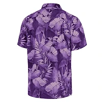 Chemise boutonnée pour homme Tommy Bahama Purple Minnesota Vikings Coast Nuevo Fronds Camp