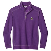 Men's Tommy Bahama  Purple Minnesota Vikings Sport Tobago Half-Zip Pullover