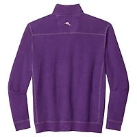 Pull à demi-zip Tommy Bahama violet Minnesota Vikings Sport Tobago pour homme