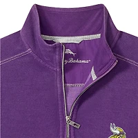 Men's Tommy Bahama  Purple Minnesota Vikings Sport Tobago Half-Zip Pullover