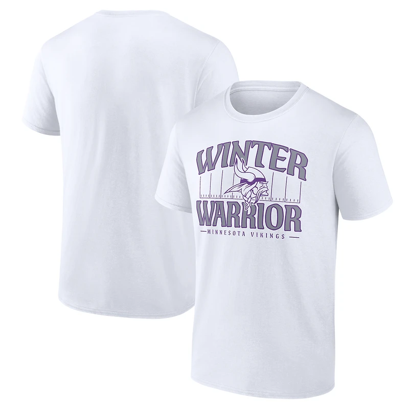 Men's  White Minnesota Vikings Field of Warriors T-Shirt