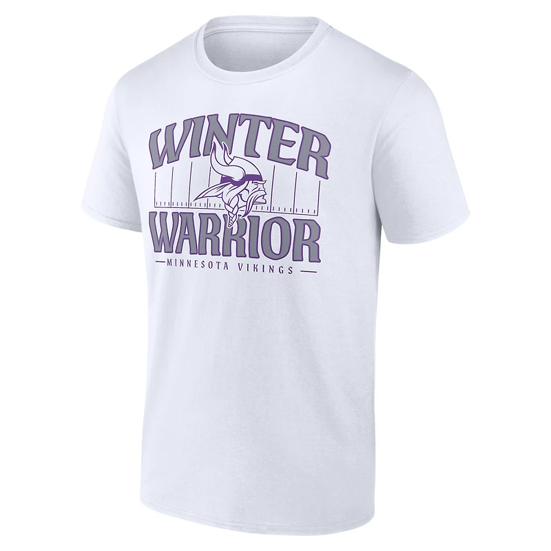Men's  White Minnesota Vikings Field of Warriors T-Shirt