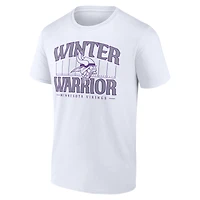Men's  White Minnesota Vikings Field of Warriors T-Shirt