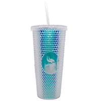 Minnesota Vikings 24oz. Iridescent Studded Travel Tumbler with Straw