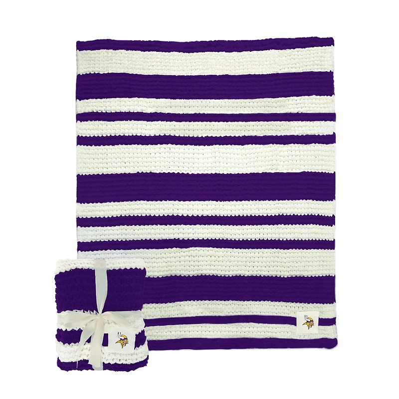 Minnesota Vikings 50" x 60" Cable-Knit Throw Blanket