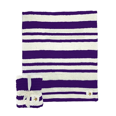 Minnesota Vikings 50" x 60" Cable-Knit Throw Blanket