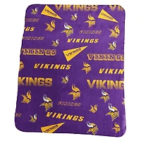 Couverture polaire classique 50" x 60" des Vikings du Minnesota