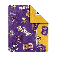 Minnesota Vikings 50” x 60” Dream Weave Throw Blanket