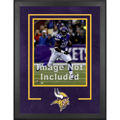 Cadre photo vertical de luxe 16'' x 20'' des Vikings du Minnesota avec logo de l'équipe