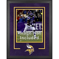 Cadre photo vertical de luxe 16'' x 20'' des Vikings du Minnesota avec logo de l'équipe