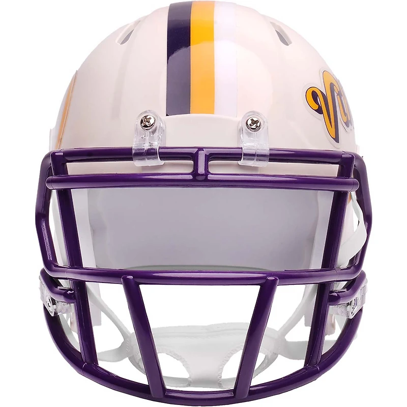 Mini casque de vitesse de la collection rétro Riddell des Vikings du Minnesota