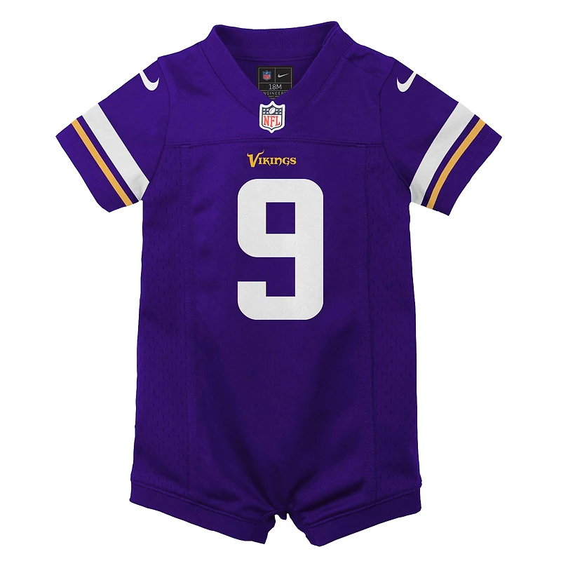 Maillot de jeu Nike J.J. McCarthy violet pour nouveau-né et bébé des Minnesota Vikings