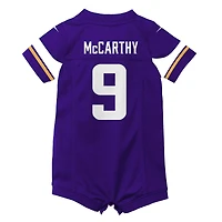 Maillot de jeu Nike J.J. McCarthy violet pour nouveau-né et bébé des Minnesota Vikings