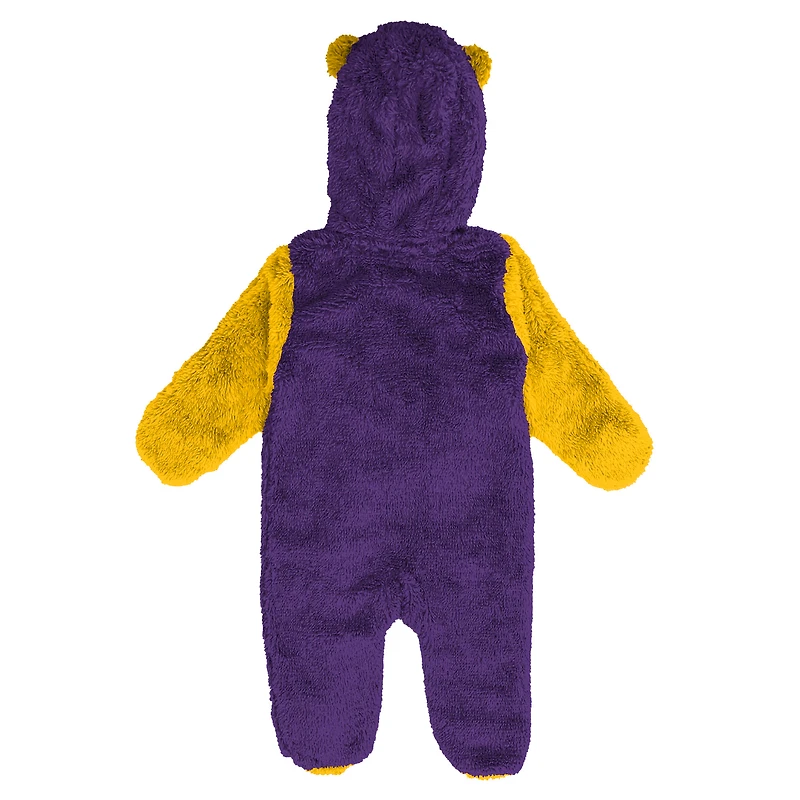 Newborn & Infant Outerstuff Purple Minnesota Vikings Stay Napping Fleece Bunting Full-Zip Sleeper
