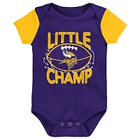 OST VIKE PRPLE 22 NOUVEAU-NÉ LITTLE CHAMP CREEPER BIB & BOOTIE SET INFGIFPCK