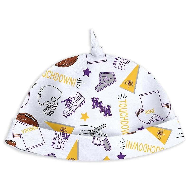 Newborn & Infant WEAR by Erin Andrews Minnesota Vikings Sleep Play Set