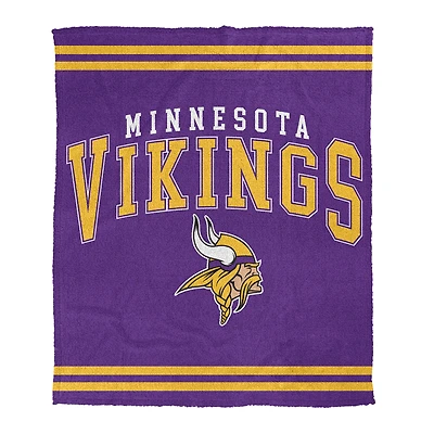 Couverture en tricot pelucheux et confortable Pegasus Minnesota Vikings 60" x 70"
