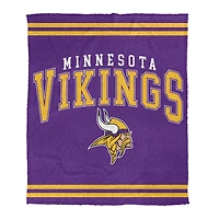Couverture en tricot pelucheux et confortable Pegasus Minnesota Vikings 60" x 70"