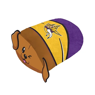 Coussin empilable en peluche mascotte des Vikings du Minnesota de Pegasus