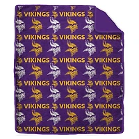 Couverture en fausse fourrure Pegasus Minnesota Vikings ton sur ton 60" x 70"