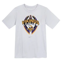 Preschool Nike White Minnesota Vikings Icon Legend Dri-FIT T-Shirt