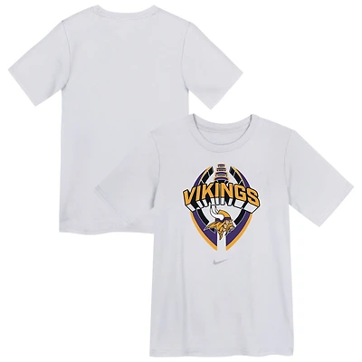 Preschool Nike White Minnesota Vikings Icon Legend Dri-FIT T-Shirt