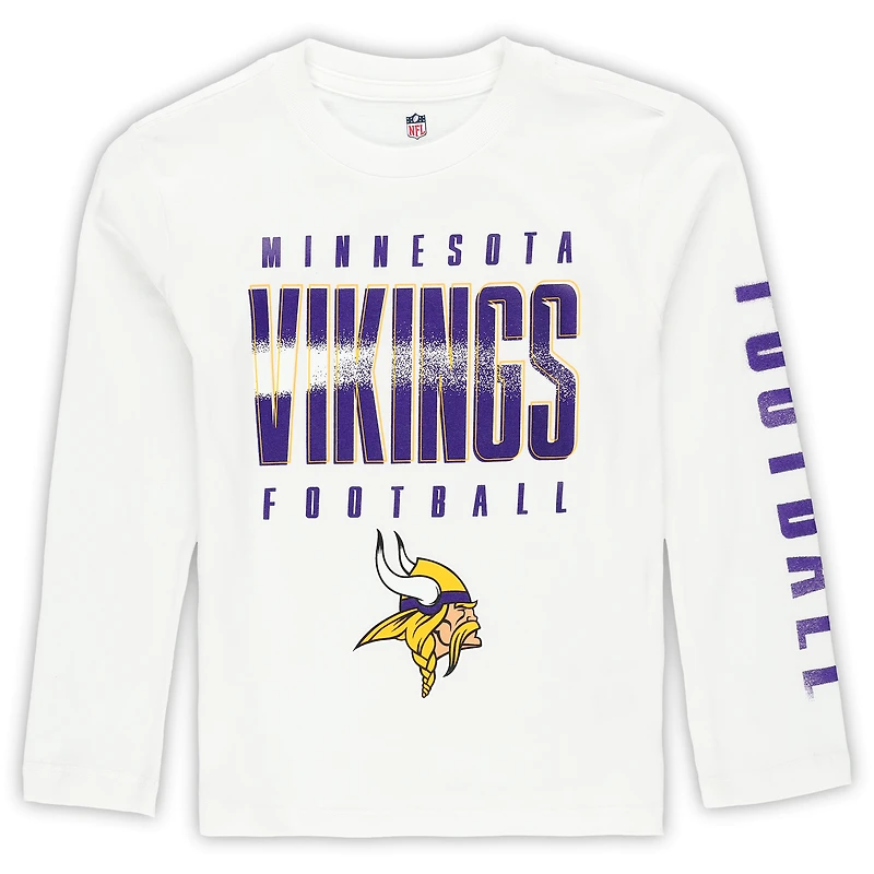 Preschool Outerstuff Minnesota Vikings The Mix Combo T-Shirt Set